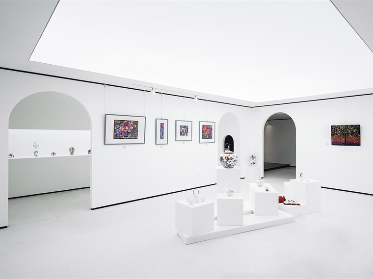 现代艺术展厅装修设计效果图6