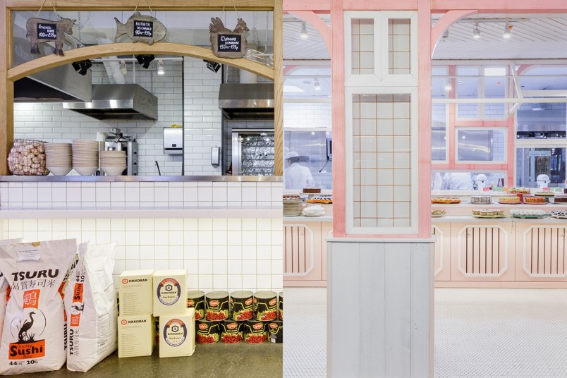 小清新特色的餐饮店装修效果图4
