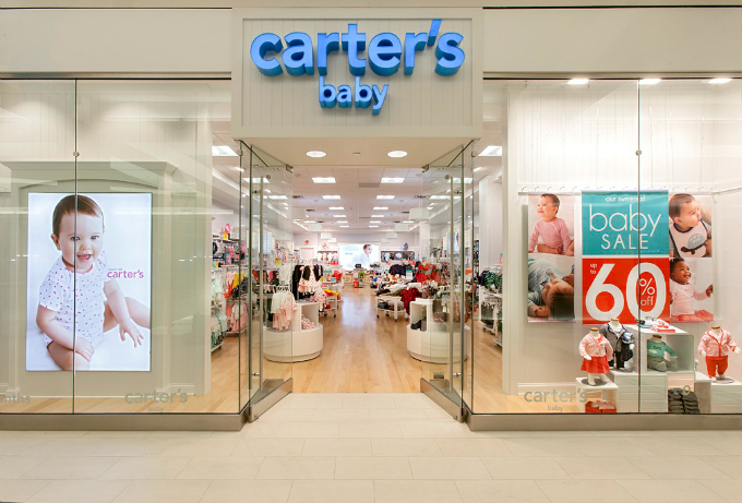 Carter's Baby儿童服装店门头装修设计