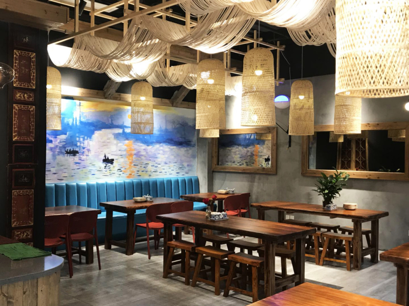 长沙新中式餐馆装修设计