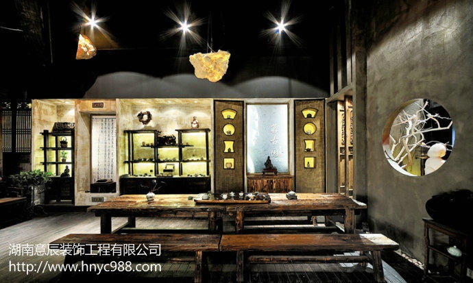 中式茶馆会所装修设计