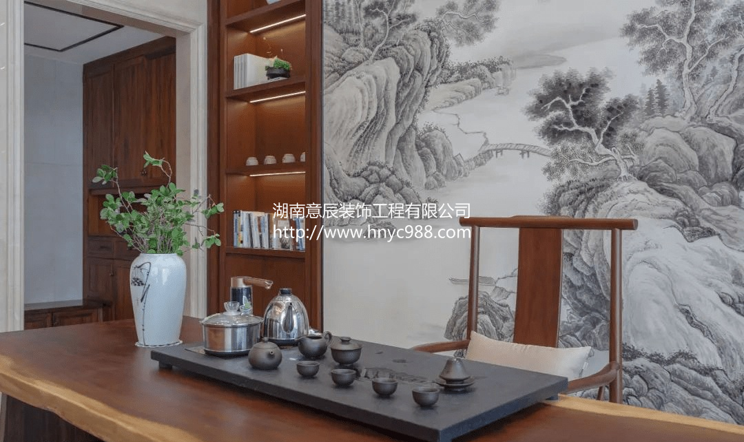 新中式茶室装修设计