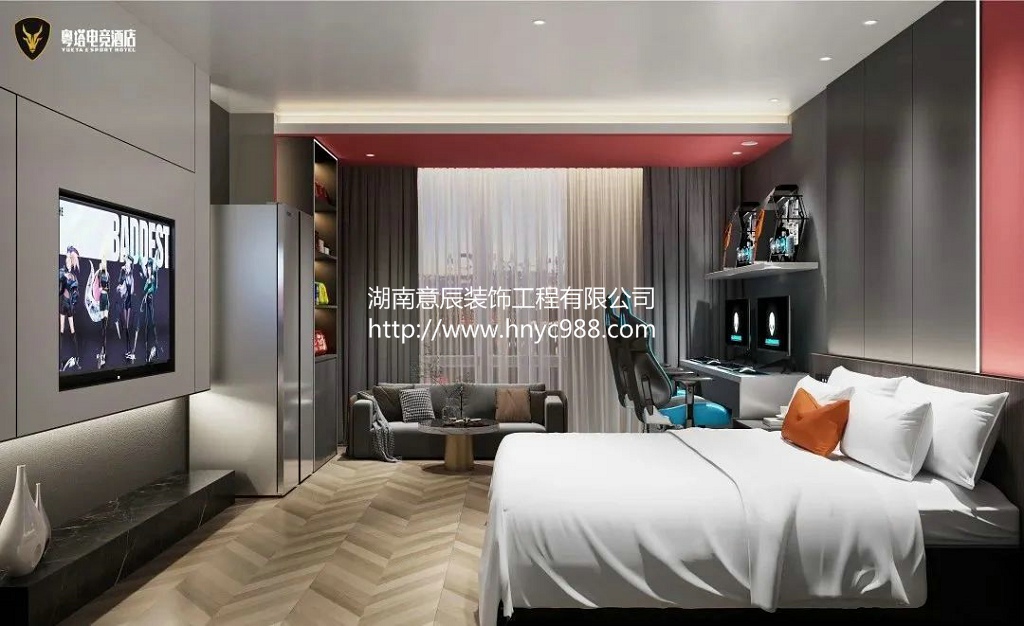 长沙电竞酒店装修：打造梦幻战场，开启电竞新篇章！